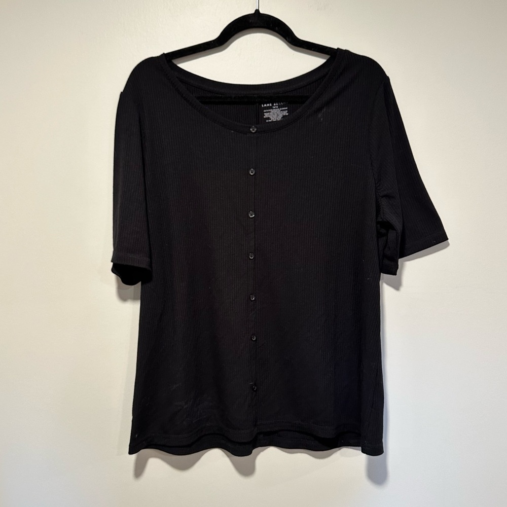 Lane Bryant Button Front Tee